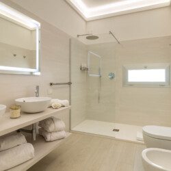 bagno moderno con doccia